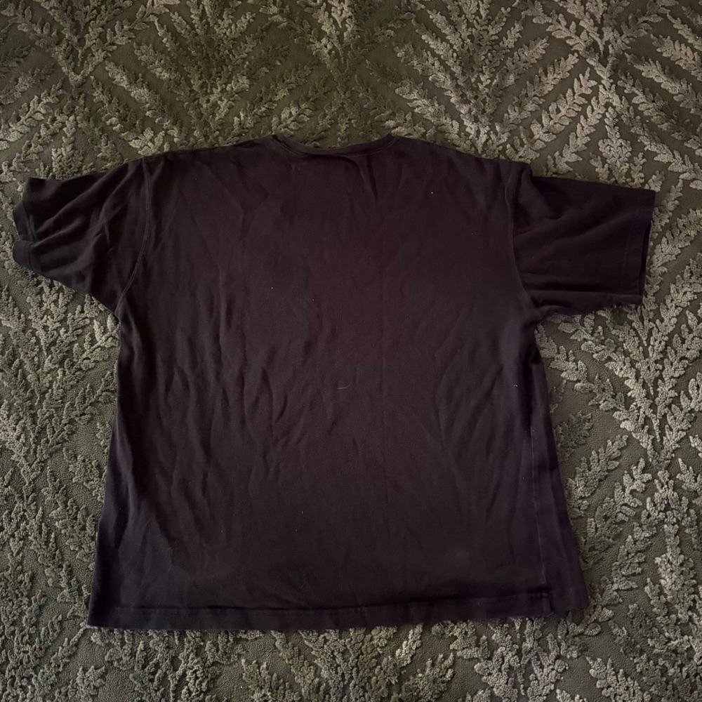 Vintage Warner Bros Tasmanian Devil Party Animal Pocket T-Shirt Black Large - Picture 3 of 3